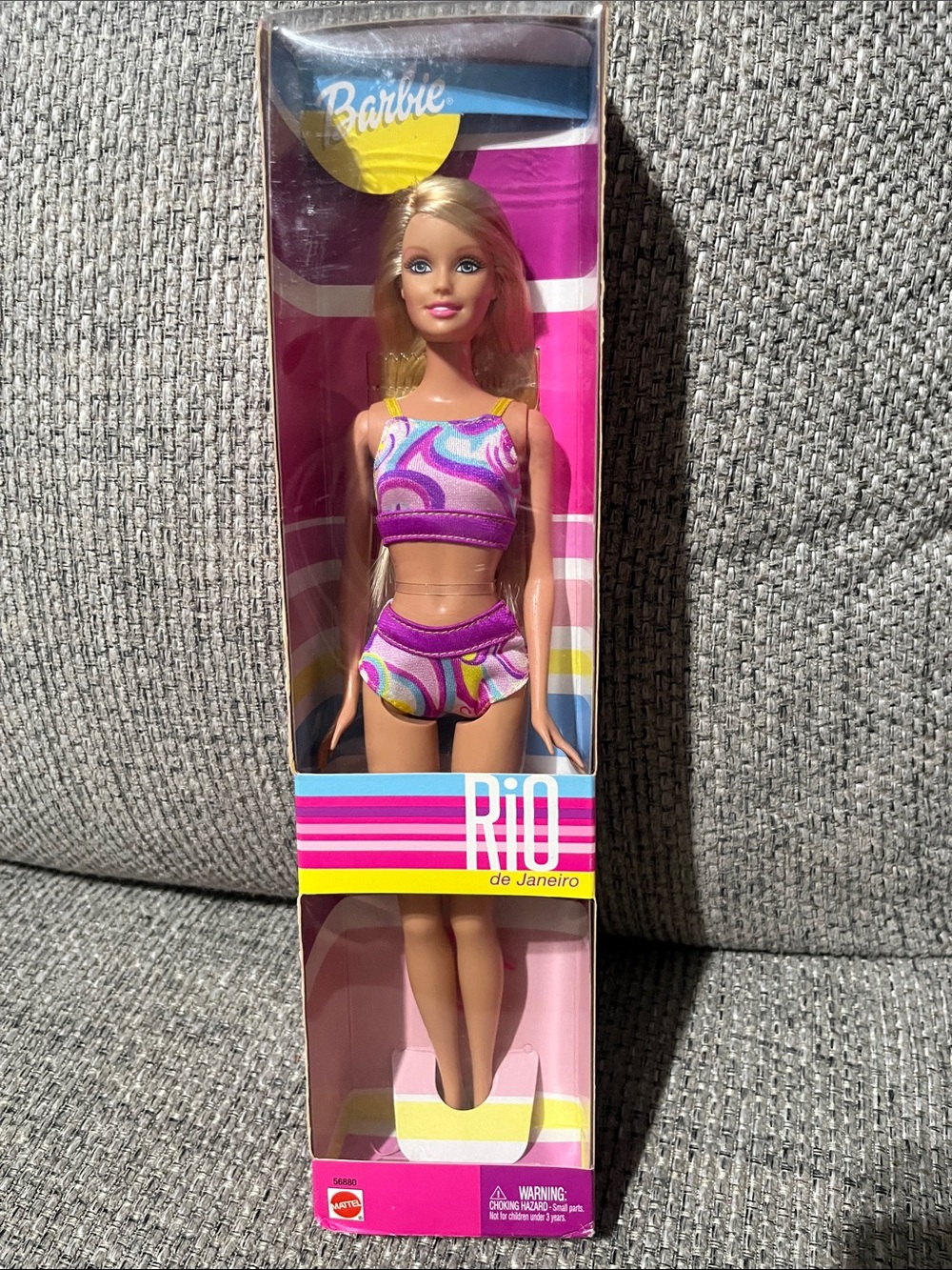 Barbie Rio Two-Piece Swirl Outfit Doll in Pink and Purple